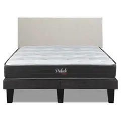 PRELUDE - Cama Europea Radiant Respaldo Praga Arena