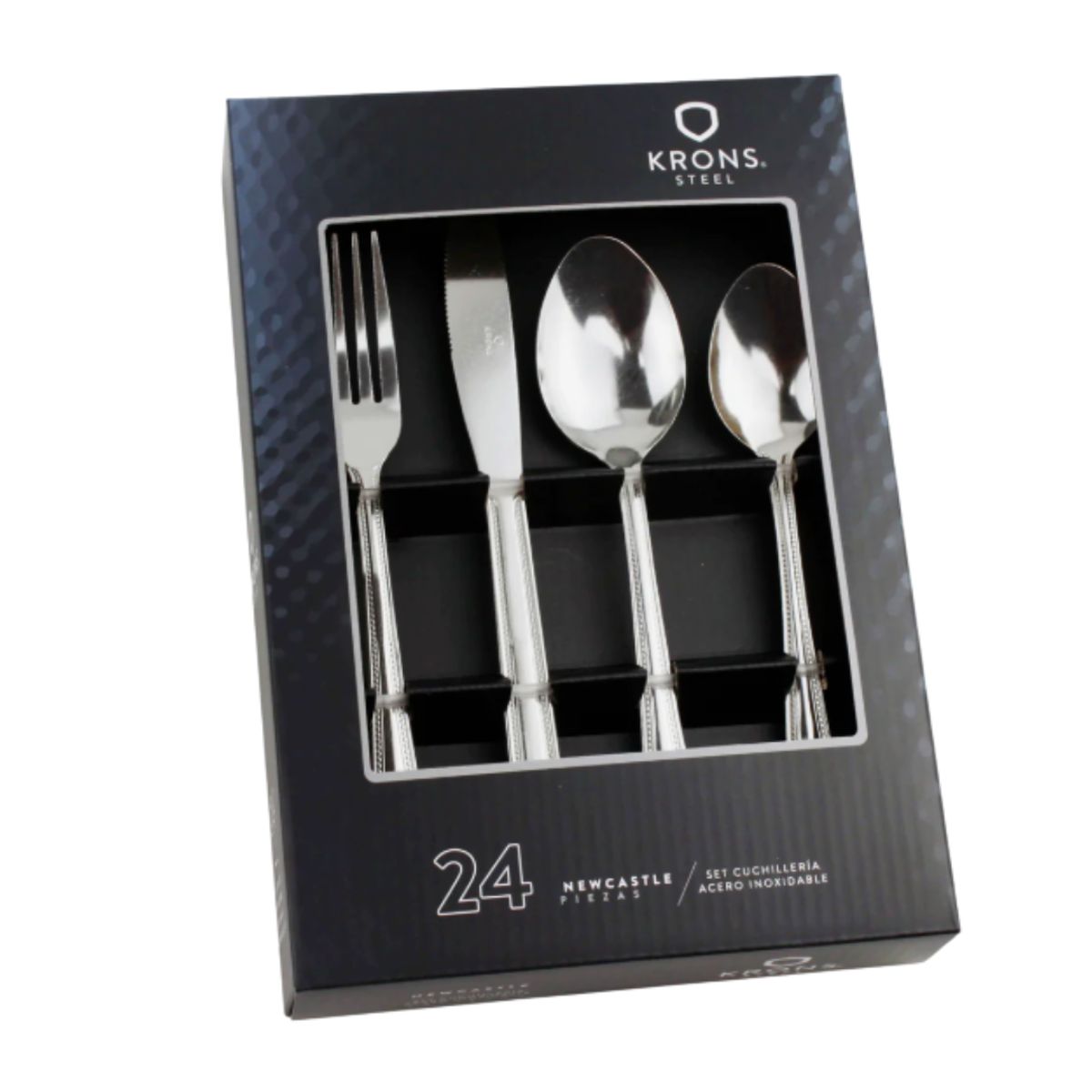 GENERICO - Set 24 Cubiertos de Mesa Krons Newcaslte