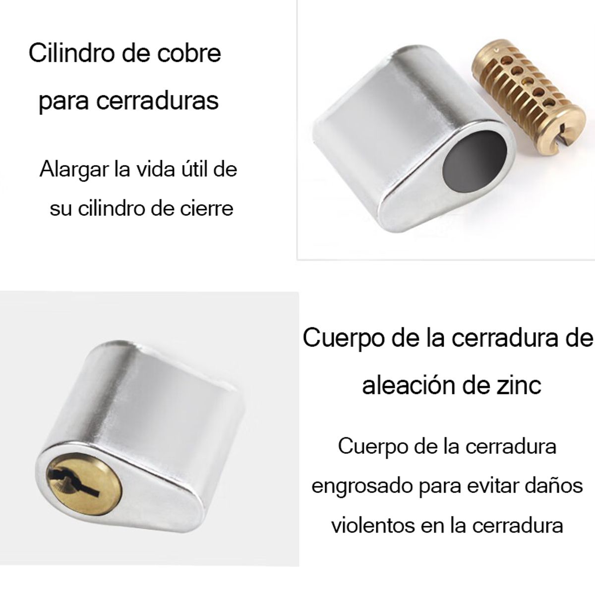 BLUEDREAMER - Cerradura acceso - acero inoxidable 304 juego completo