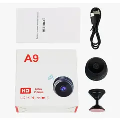 GENERICO - Mini Cámara Espía Wi-fi Hd Modelo A9 - Cámara Ip Inalámbrica