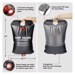 GENERICO - Ducha Portátil Solar Camping Playa 20 L Exterior Compacta