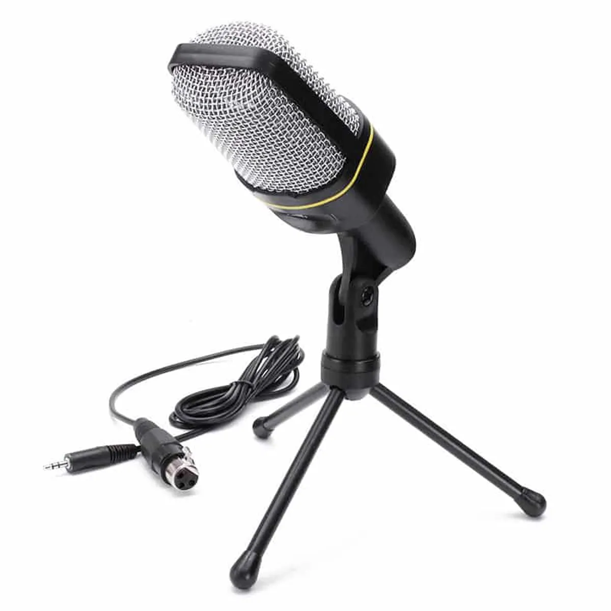 ANDOWL - Micrófono Condensador Andowl de Estudio con tripode plug 35mm