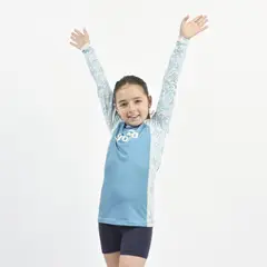 SPOGA - Polera UV Natación Niña Turquesa