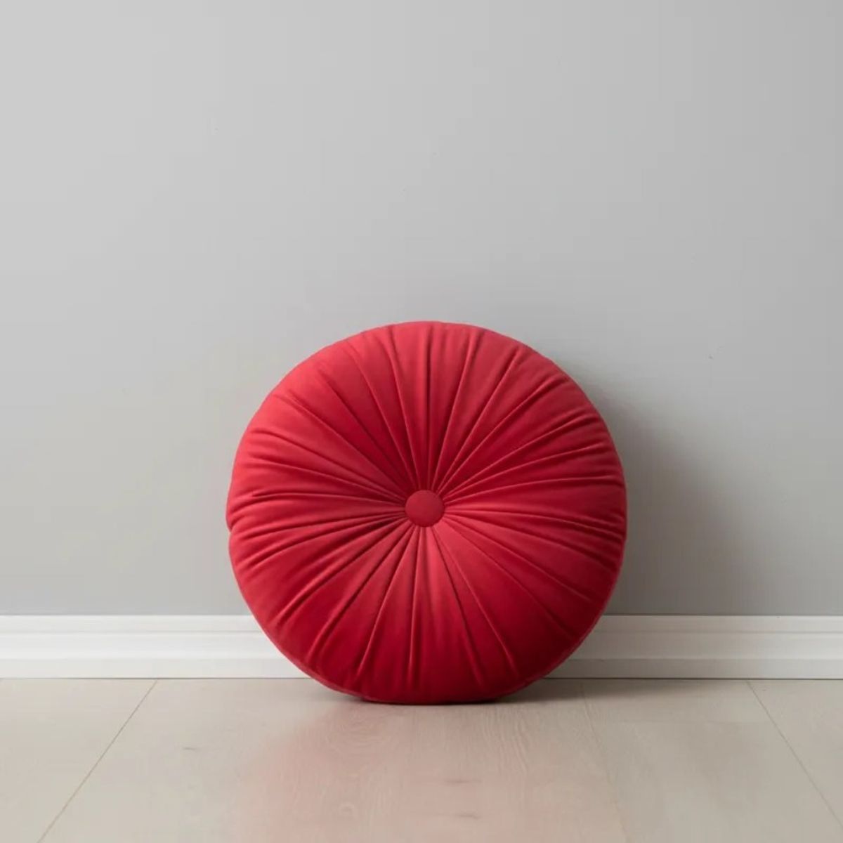 TODOHOGAR SANTIAGO DE CHILE - Set De 2 Cojines Redondos 44cm - ROJO