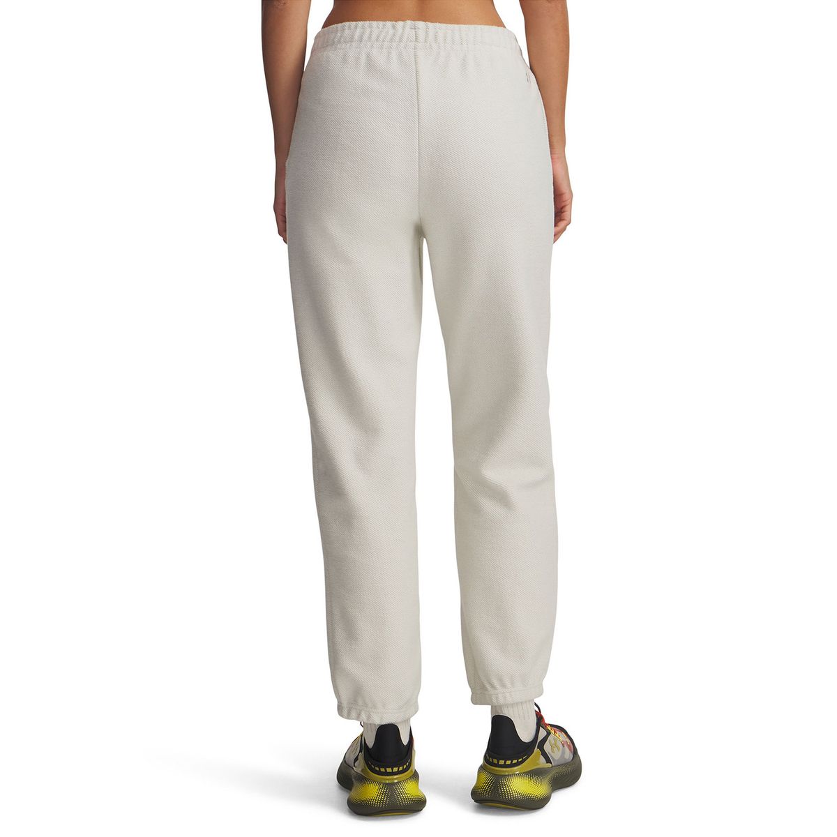 UNDER ARMOUR - Pantalón Buzo Lifestyle para Mujer Icon Fleece Blanco UNDER ARMOUR