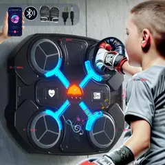 LINE - Maquina De Boxeo Musical Para Niños Bluetooth Entrenamiento Inteligente