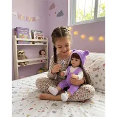 GENERICO - Muñeca Reborn Realista 55 cm 100% Silicona Suave + Accesorios