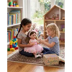 GENERICO - Bebé Reborn Hiperrealista 55 cm Cuerpo Completo Silicona Soft