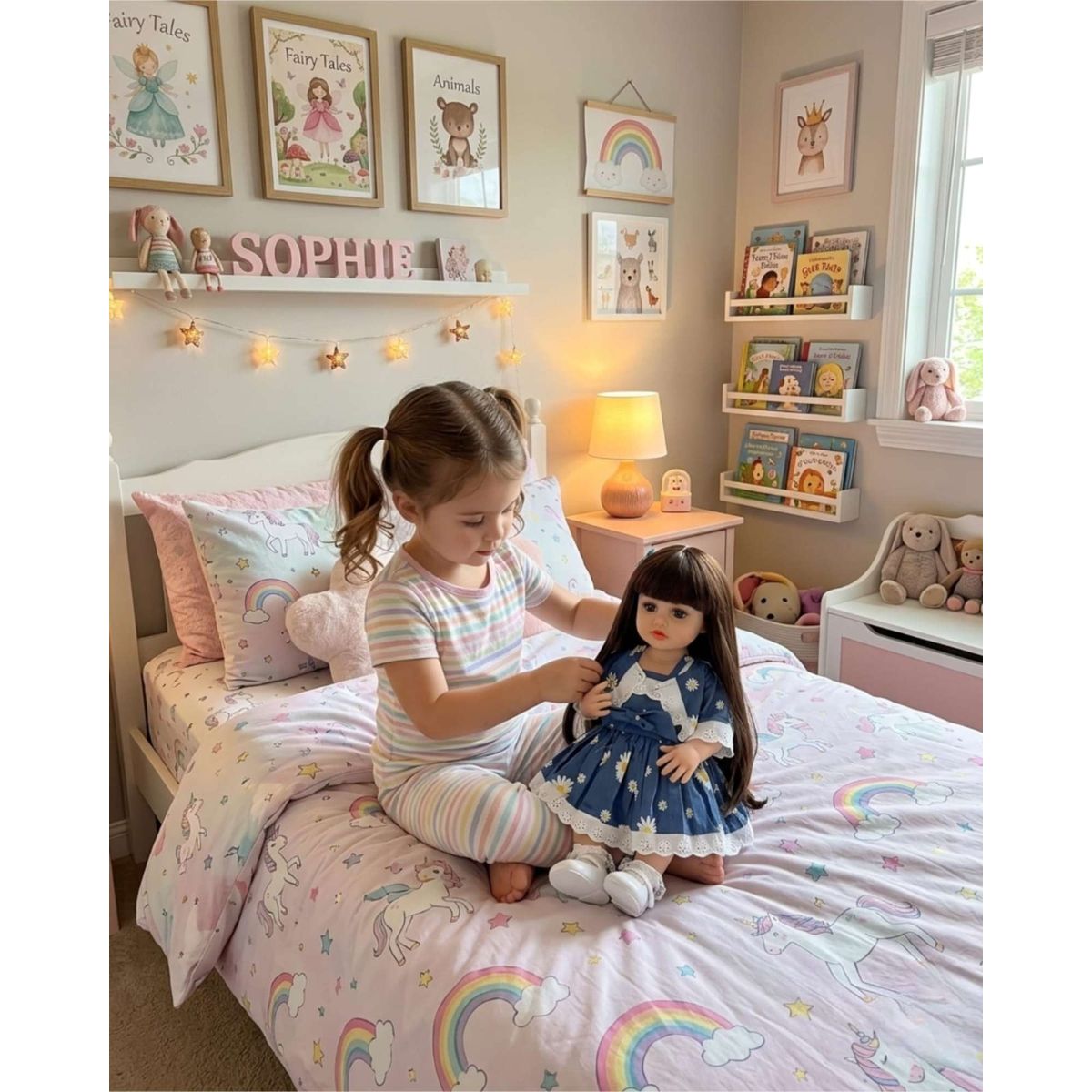 GENERICO - Bebé Reborn Hiperrealista 55 cm Cuerpo Completo Silicona Soft