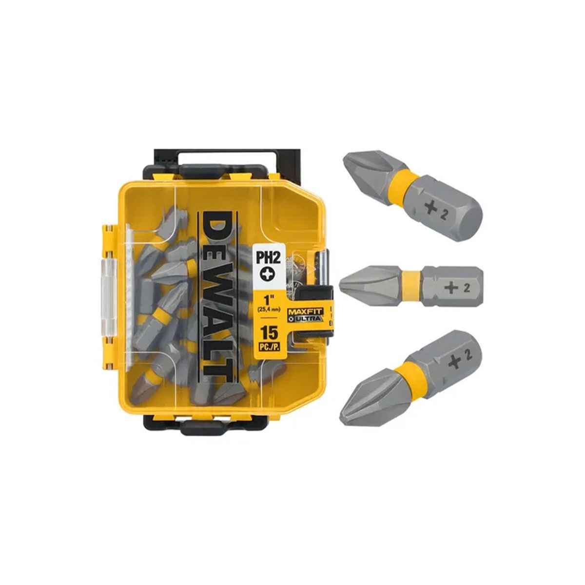 DEWALT - Set 15 Puntas Phillips PH2 Maxfit Dewalt DWA1PH2UMF15