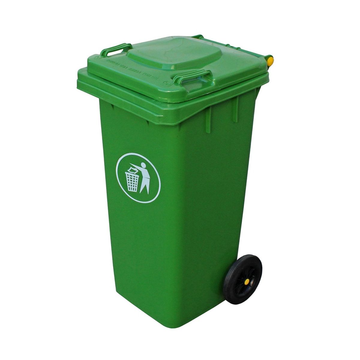 GENERICO - Basurero Contenedor De Basura 120 Litros Verde Verde