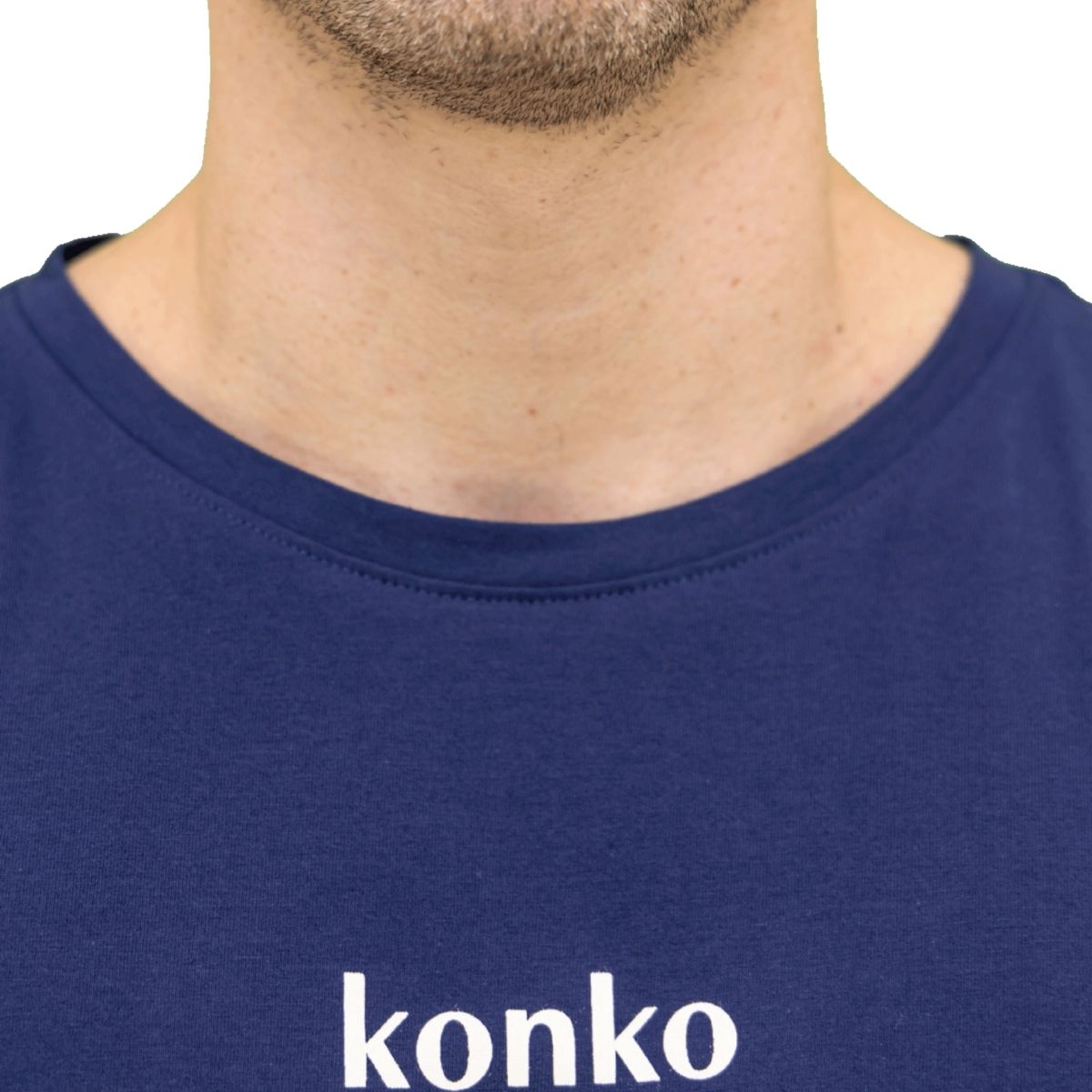 KONKO ACTIVE - Sudadera Tank Clasica Azul Konko Sin Manga Musculosa Algodon