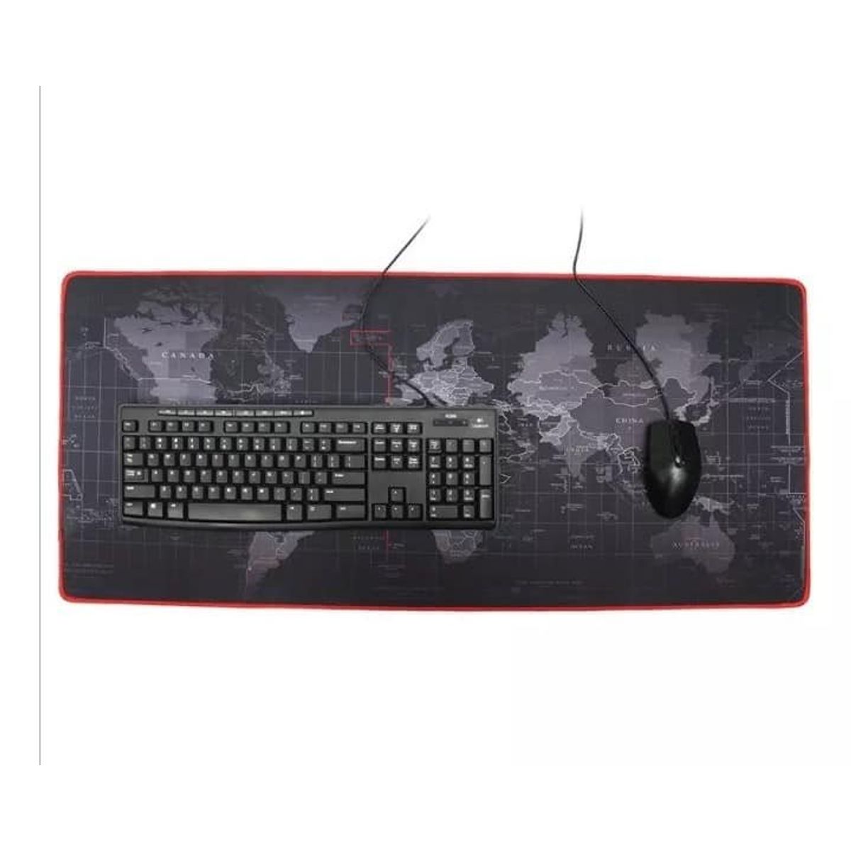 GENERICO - Mouse Pad Gamer Mapa Mundo 91 x 41cm