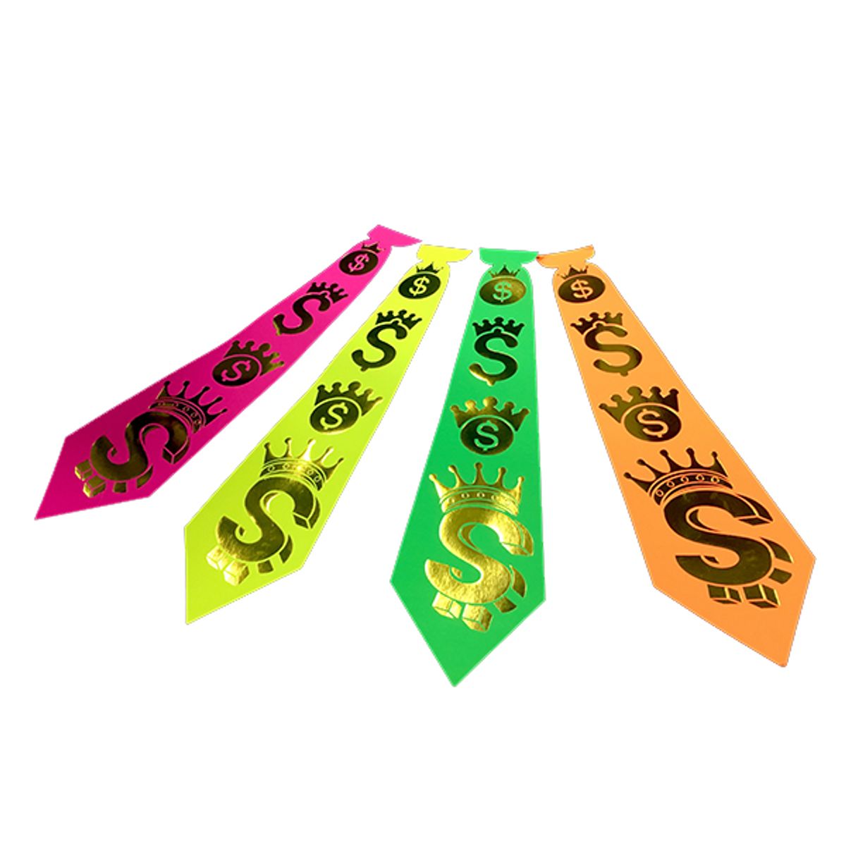 GENERICO - CORBATA CARTON FLUOR REY X6 UNI