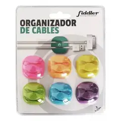 GENERICO - Organizador de calbes colores fiddler 6 colores
