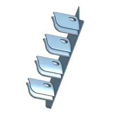 GENERICO - Soporte De Jockey para la pared (Para 4 jockey)