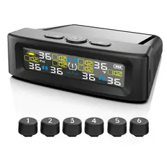 GENERICO - Sin Caja Monitoreo Presión 6 Neumáticos Camión Tpms Solar