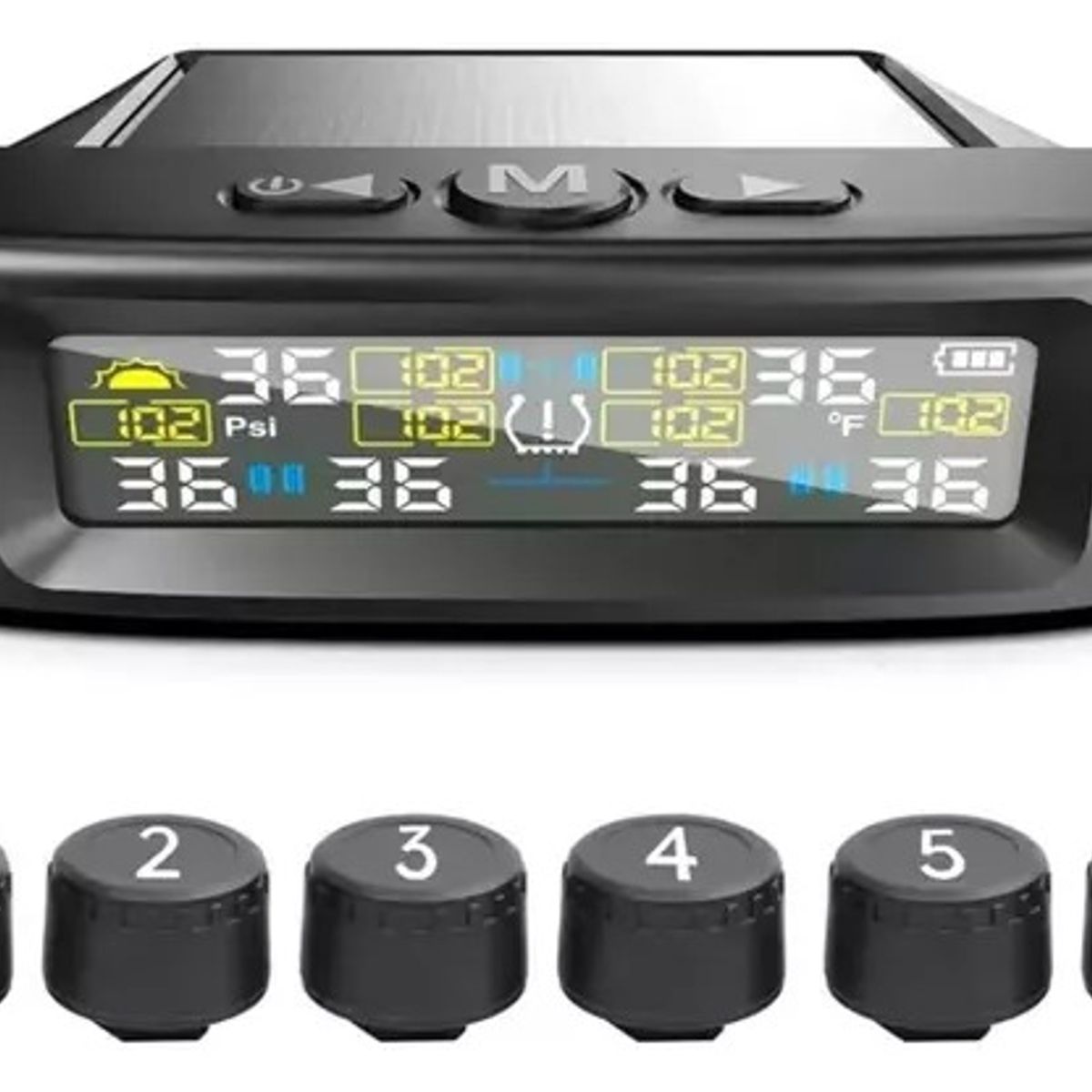 GENERICO - Sin Caja Monitoreo Presión 6 Neumáticos Camión Tpms Solar