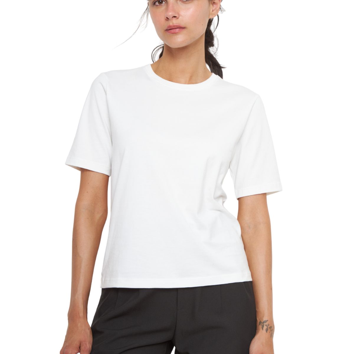 JACINTA TIENDA - Polera Jacinta Pima blanca Jacinta Tienda