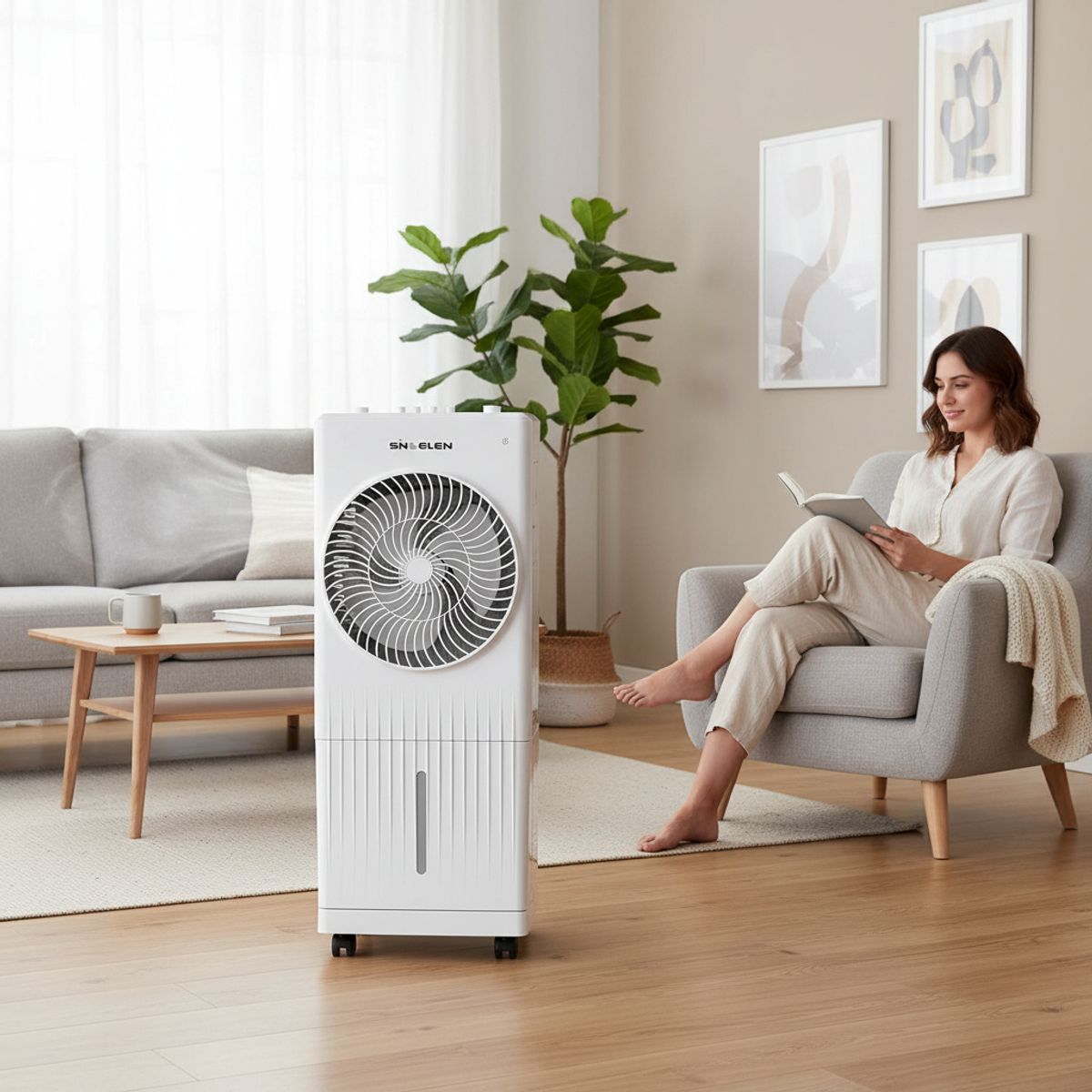 SINDELEN - Enfriador Aire Oscilante Sindelen Power Air Eea-400 55lts