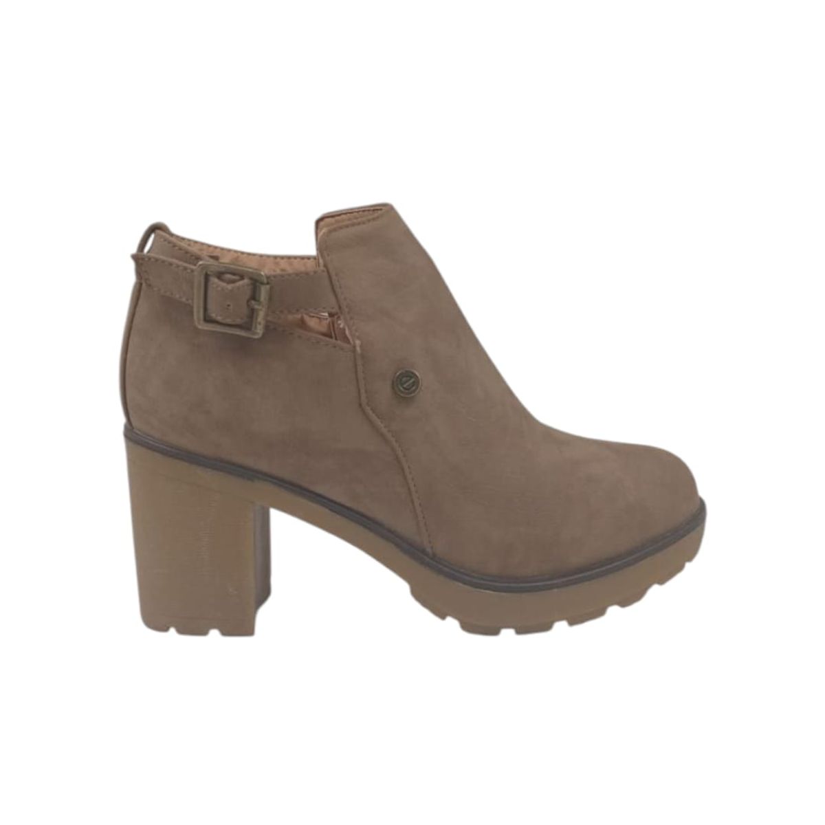HERIEL - Botín Camel Taco Mujer