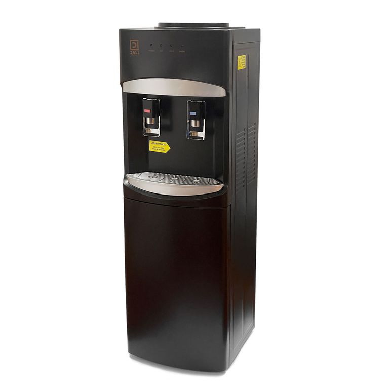 DALI Dispensador de Agua Pedestal con Ventilador LB-88LD-C NegroPlateado Frío 1015°C Caliente 8590°C Compacto