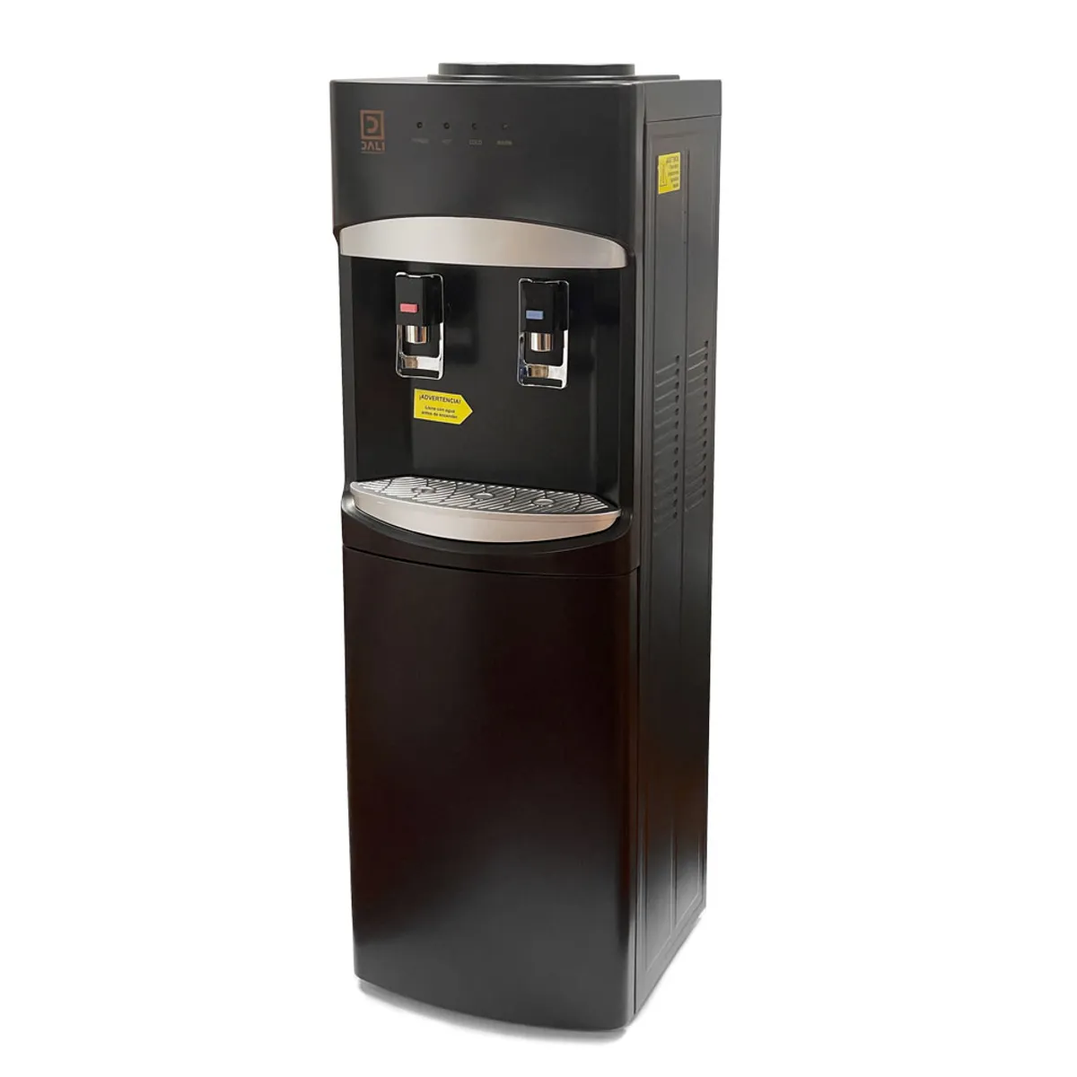 DALI - Dispensador de Agua Pedestal con Ventilador LB-88LD-C  NegroPlateado  Frío 1015°C  Caliente 8590°C Compacto