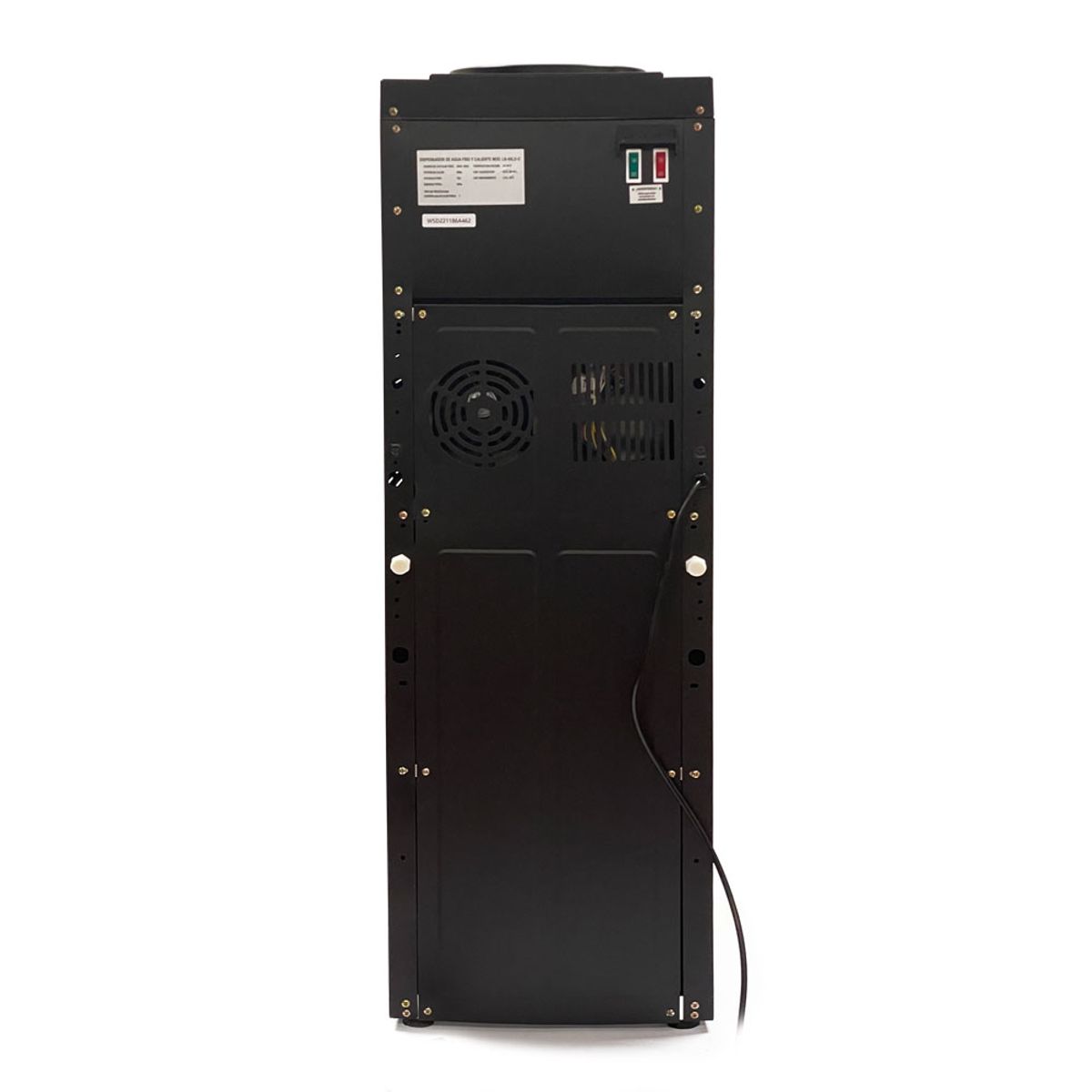 DALI - Dispensador de Agua Pedestal con Ventilador LB-88LD-C  NegroPlateado  Frío 1015°C  Caliente 8590°C Compacto
