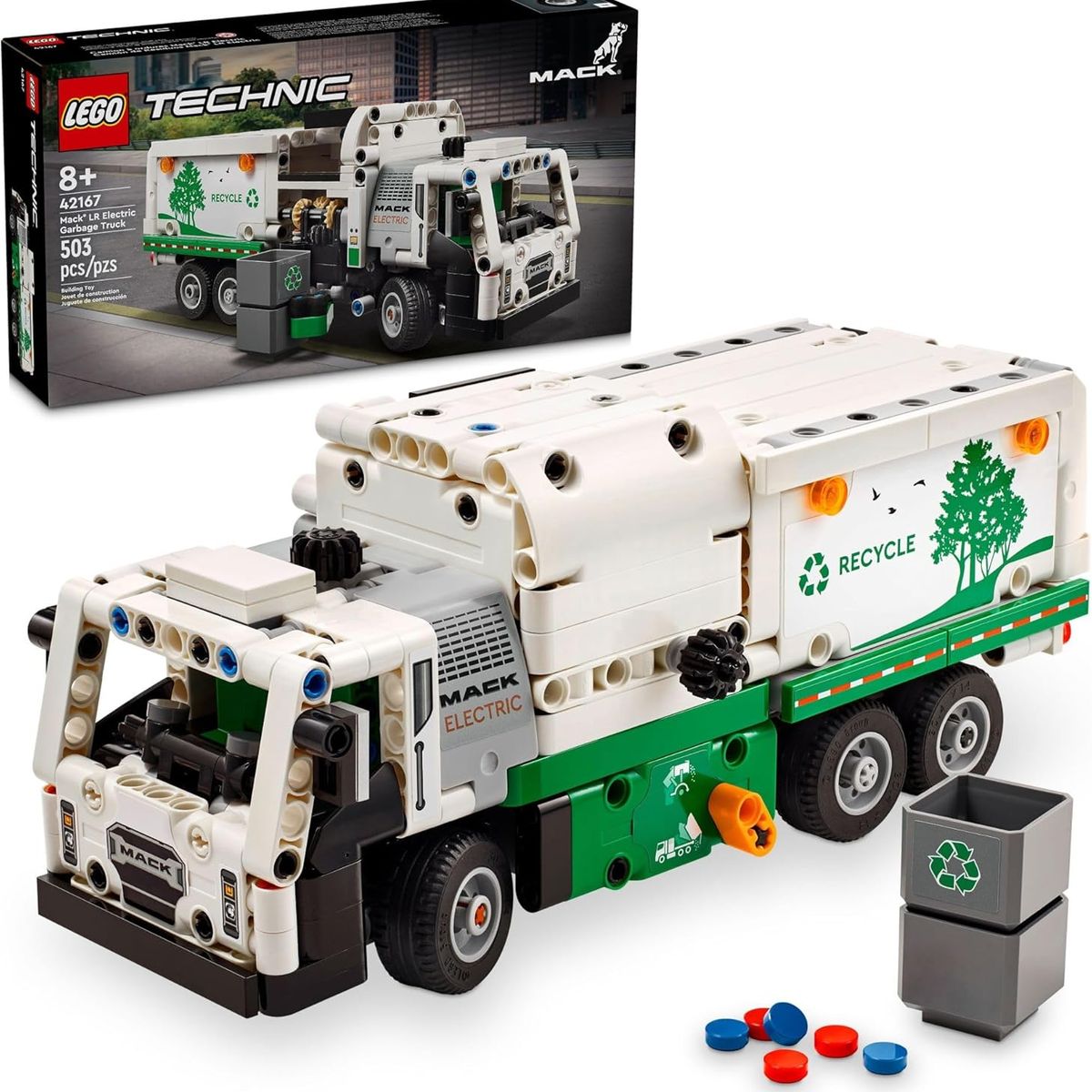 LEGO - Camión De Basura Eléctrico Lego - Technic Mack Lr Para Niños