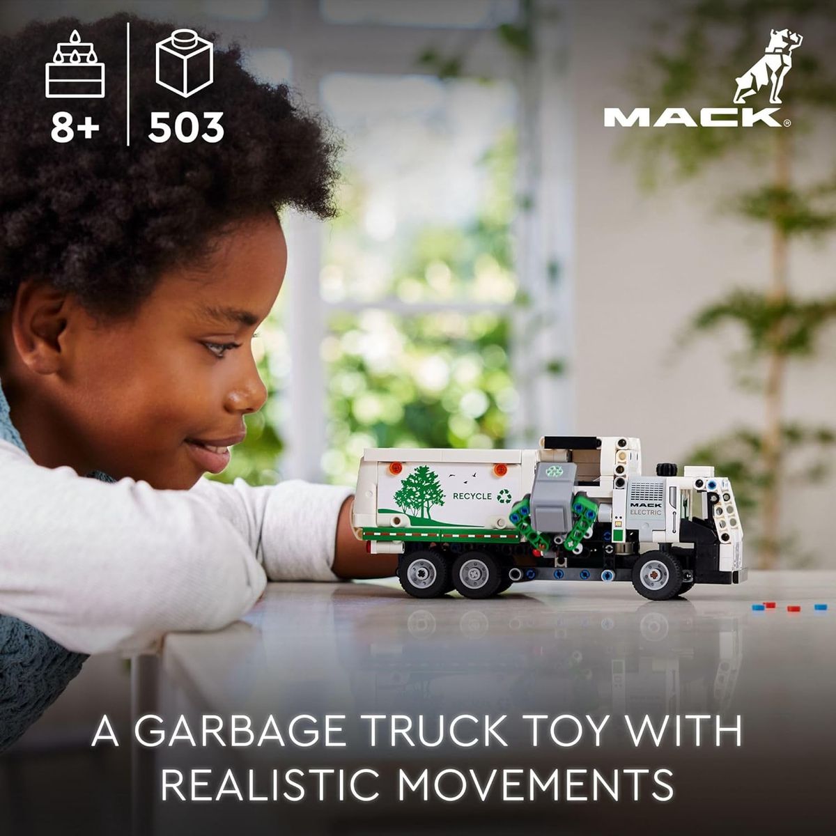 LEGO - Camión De Basura Eléctrico Lego - Technic Mack Lr Para Niños