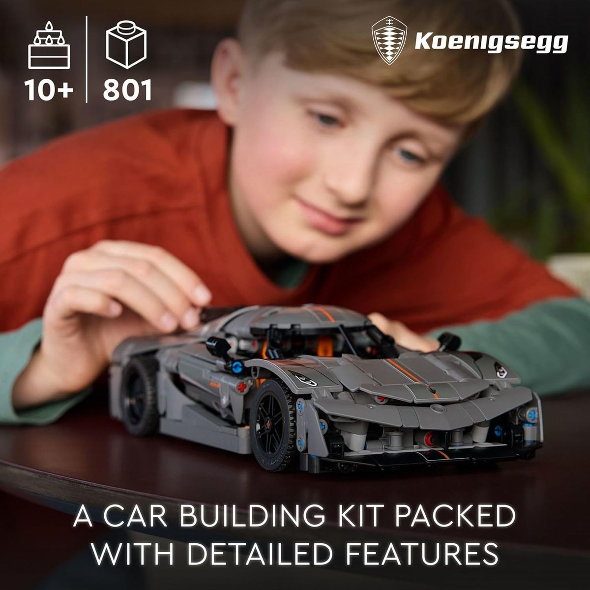 LEGO - Hipercoche Lego Technic Koenigsegg Jesko Absolut Grey