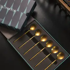 COQUINARIA - Set 6 Cucharas Vintage Gold