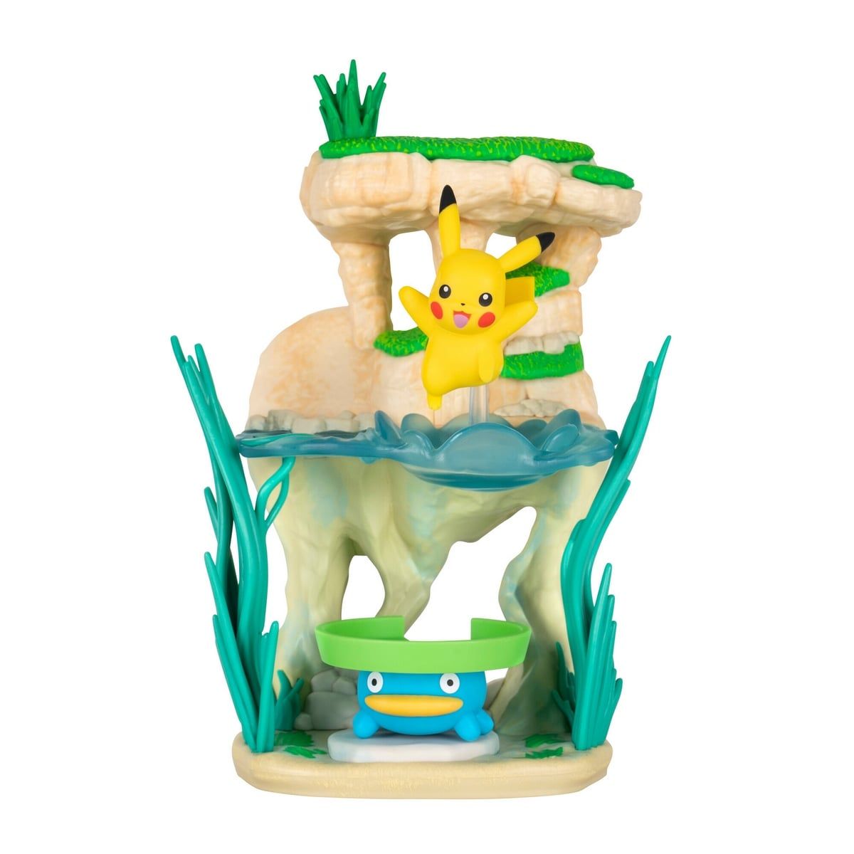 POKEMON - Pokémon Figura Select 15 cm Environment - Lotad + Pikachu