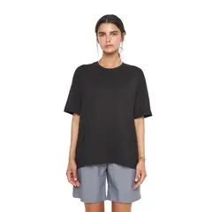 JACINTA TIENDA - Polera Jacinta Pima Oversize negra
