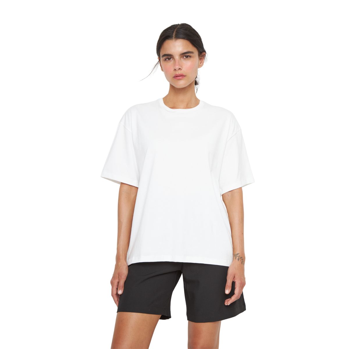 JACINTA TIENDA - Polera Jacinta Pima Oversize blanca Jacinta Tienda