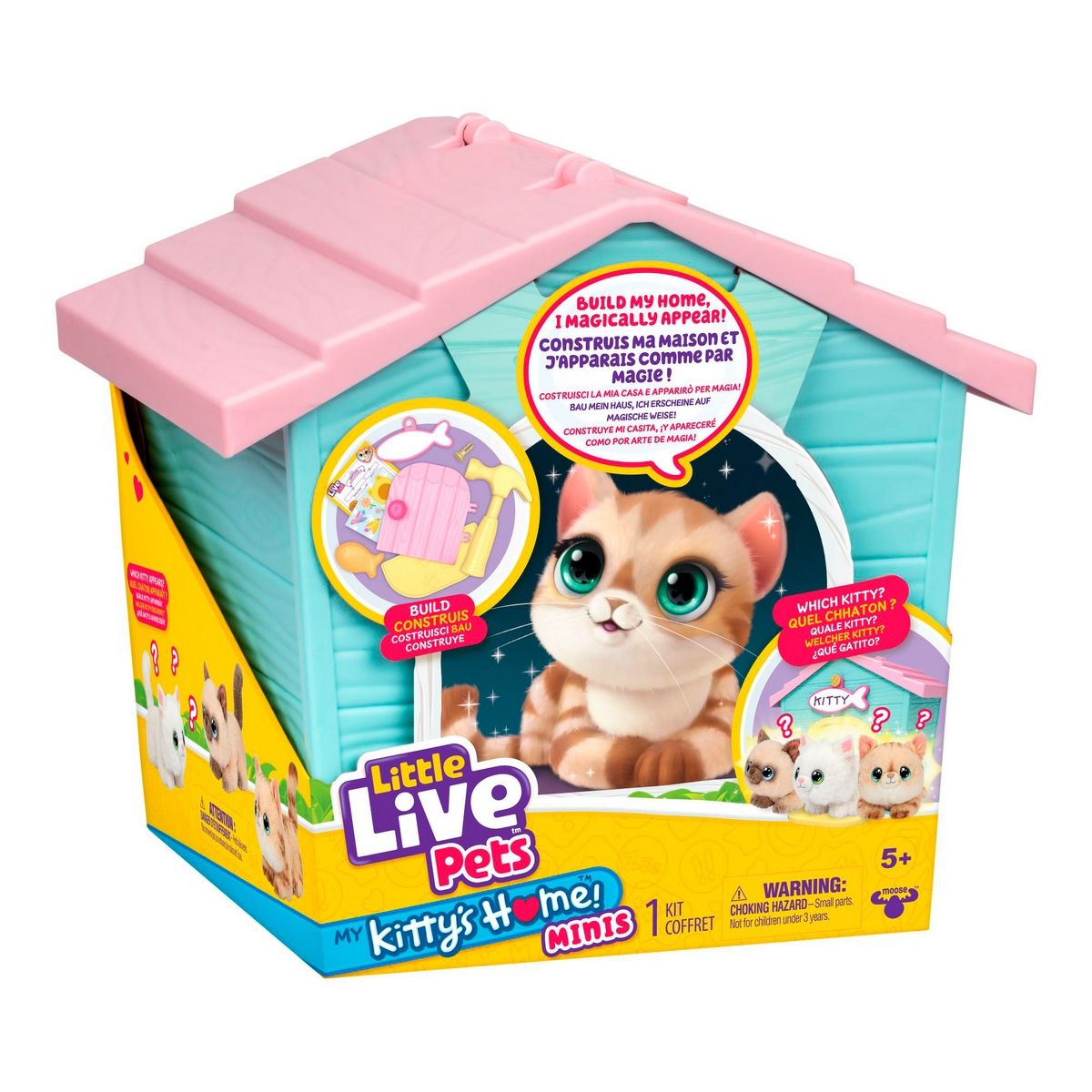 LITTLE LIVE PETS - Little Live Pets S3 Casa Gatitos Set Juego Mini