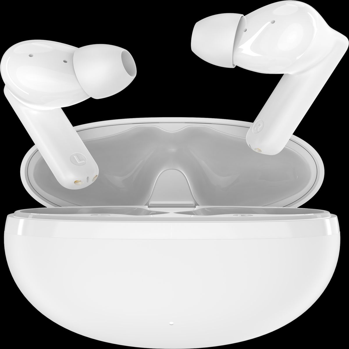 KBOD - Audífonos Dual Inalambricos Con Estuche Bt 5.3 Tws Kbod C27 Blanco