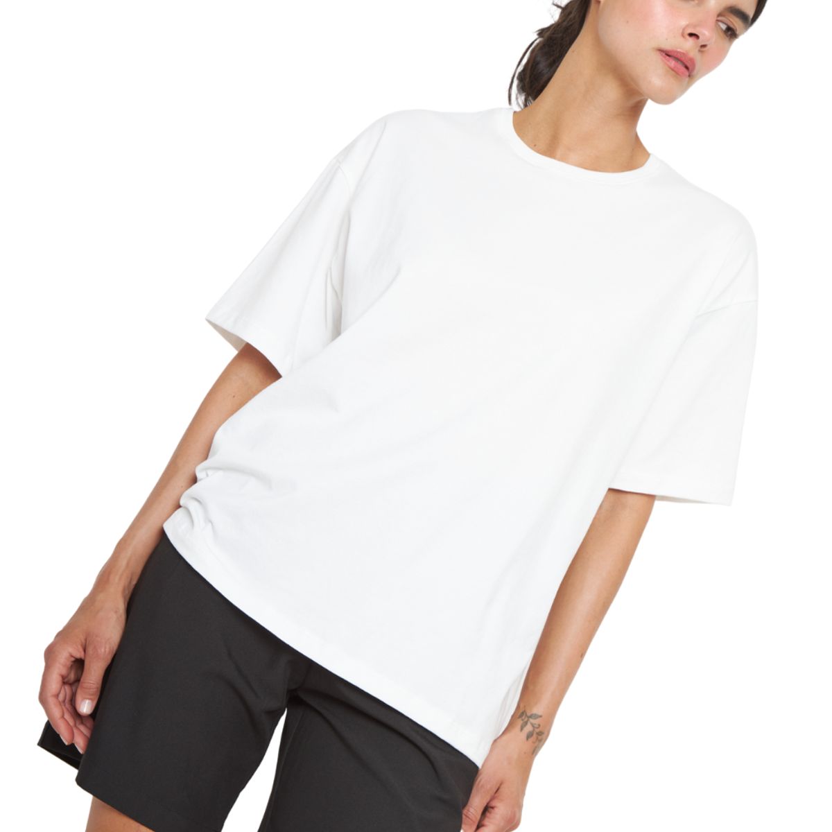 JACINTA TIENDA - Polera Jacinta Pima Oversize blanca Jacinta Tienda