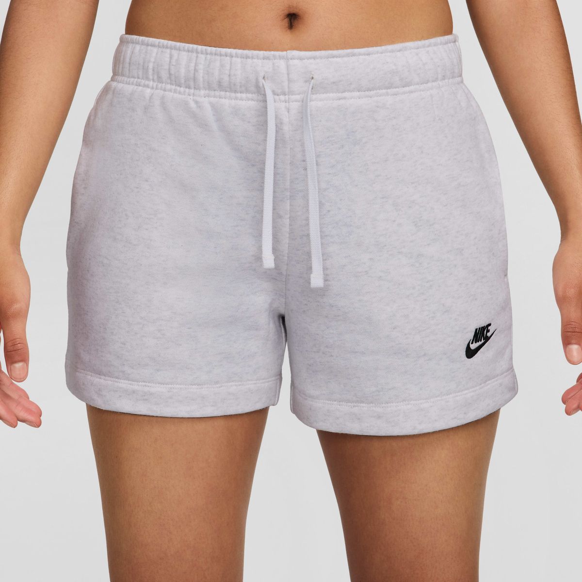 NIKE - Short Nike Sportswear Club Fleece Gris Mujer