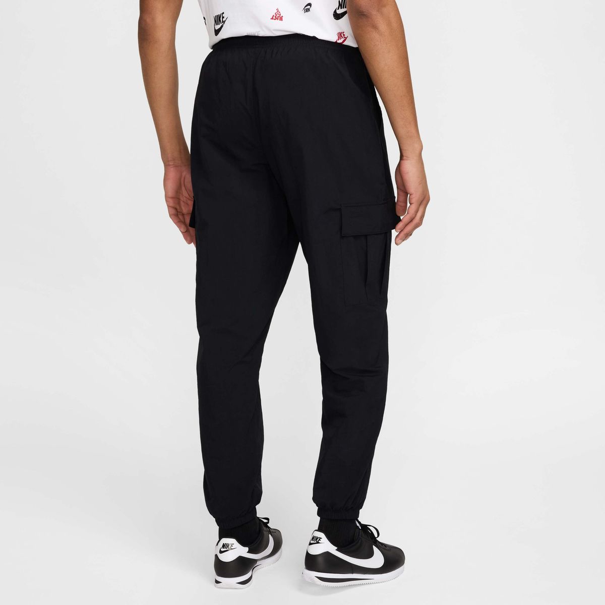 NIKE - Pantalones Nike Club Negro Hombre