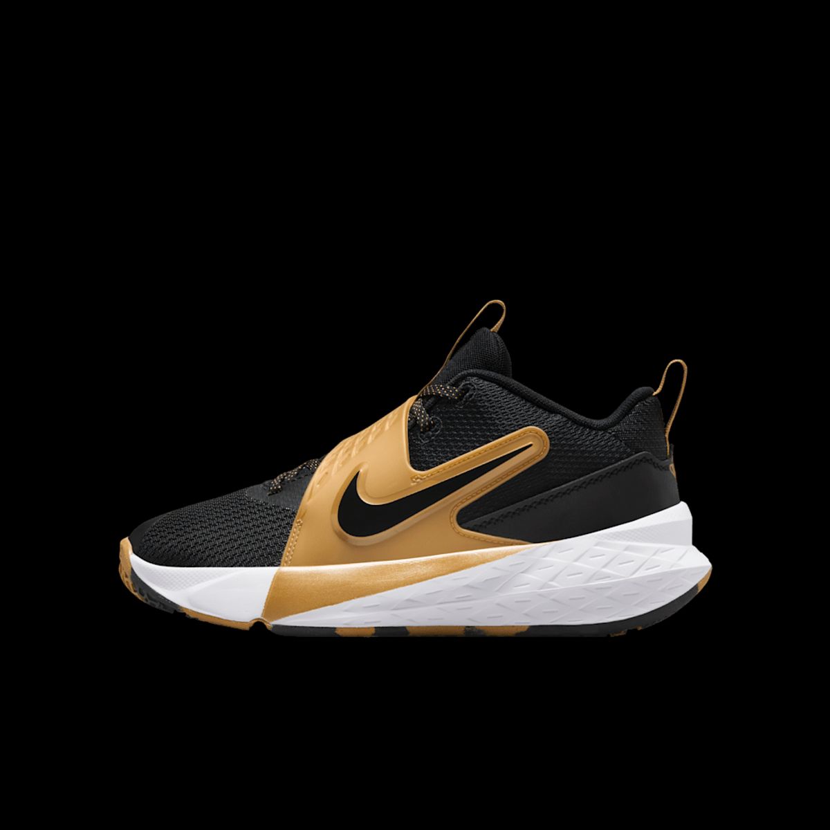 NIKE - Zapatillas Team Hustle D 12 Gs Negro Niños