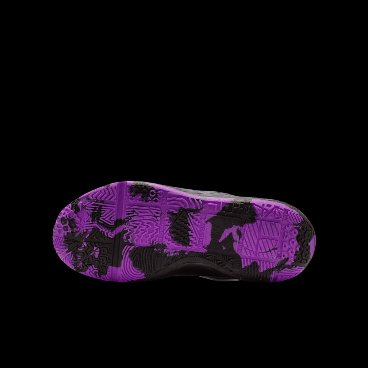 NIKE - Zapatillas Team Hustle D 12 Bb Gs Azul Niños