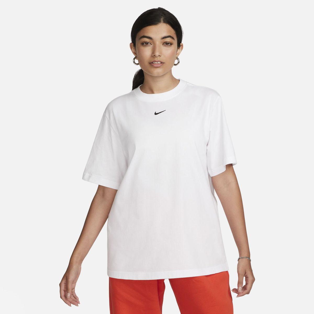 NIKE - Polera Nike Sportswear Essential Mujer Blanco