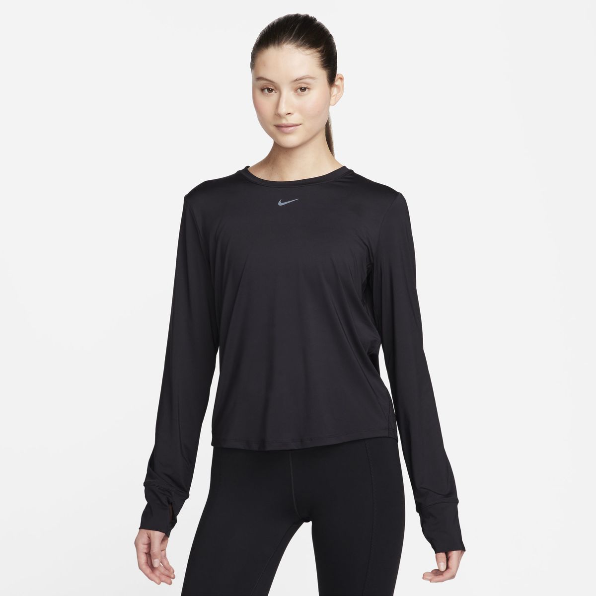NIKE - Polera Nike One Classic Mujer Negro