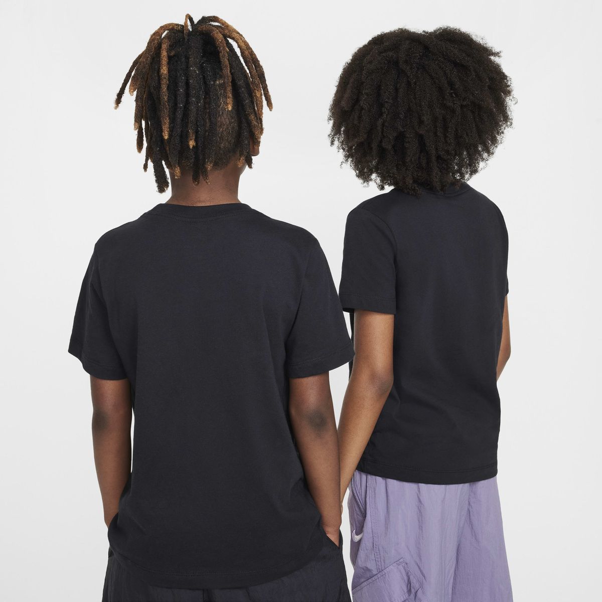 NIKE - Polera Nike Sportswear Negro Niños