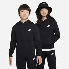 NIKE - PolerÃ³n Sportswear Club Fleece Negro NiÃ±os