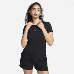 NIKE - Polera Sportswear Chill Knit Negro Mujer