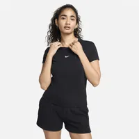 Polera Sportswear Chill Knit Negro Mujer
