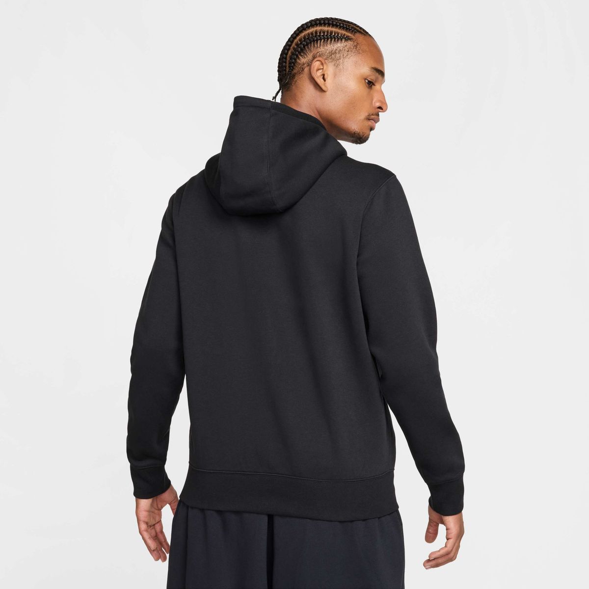 NIKE - PolerÃ³n M Nk Club Bb Fz Poleron casual deportivo Negro Hombre