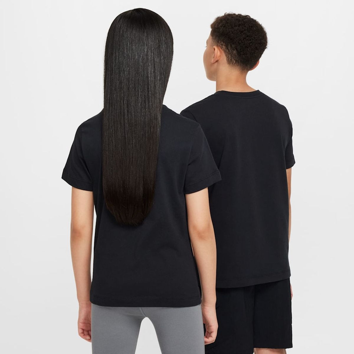 NIKE - Polera K Nsw Tee Futura Hbr Negro NiÃ±os